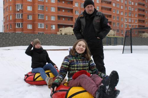 Катаемся на ватрушках